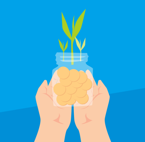 아름다운 기부 문화를 생각나게 하는 이미지