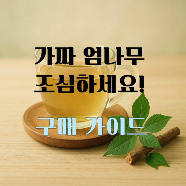 가짜 엄나무 조심하세요! 엄나무 구매 가이드 썸네일 이미지