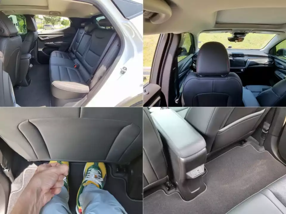 볼트 EUV의 2열을 살피던 모습입니다.