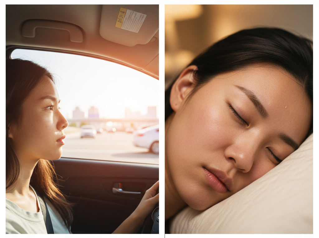 생활 습관이 만드는 색소의 차이에 대해 설명하는 이미지