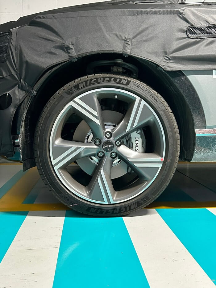 GV80 페이스리프트 출시일 디자인 위장막 사진