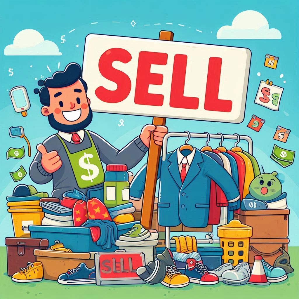 벼룩시장에 내다 팔자!