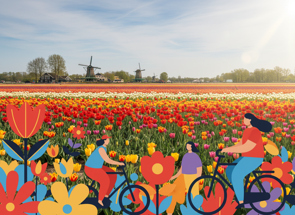 네덜란드 튤립 축제 큐켄호프 예약