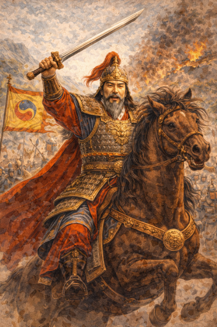 말을 탄 강감찬 장군