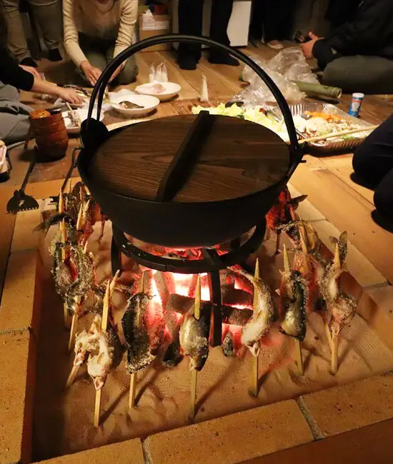 별채의 난로공간