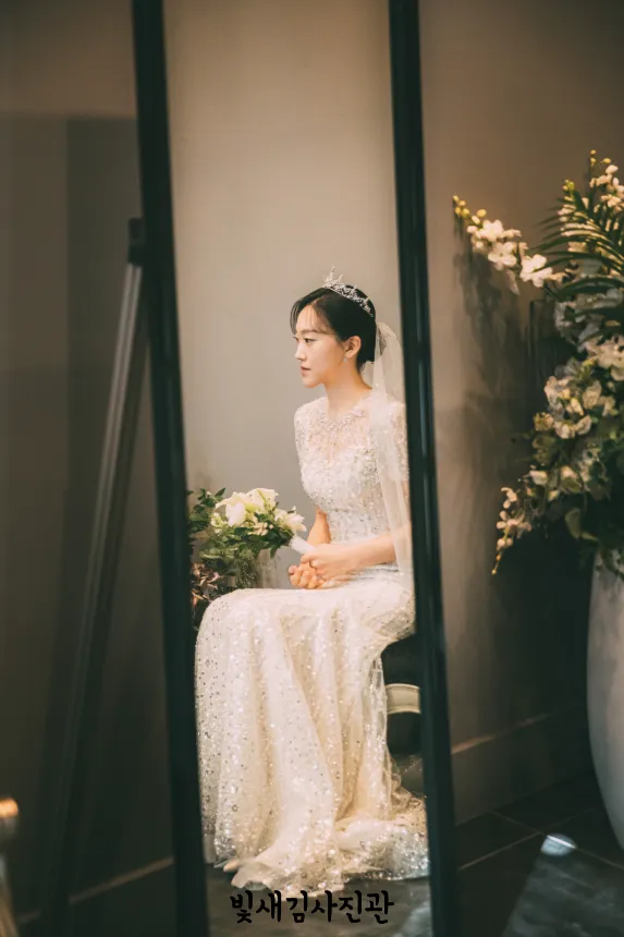 신부 대대기실 신부독사진