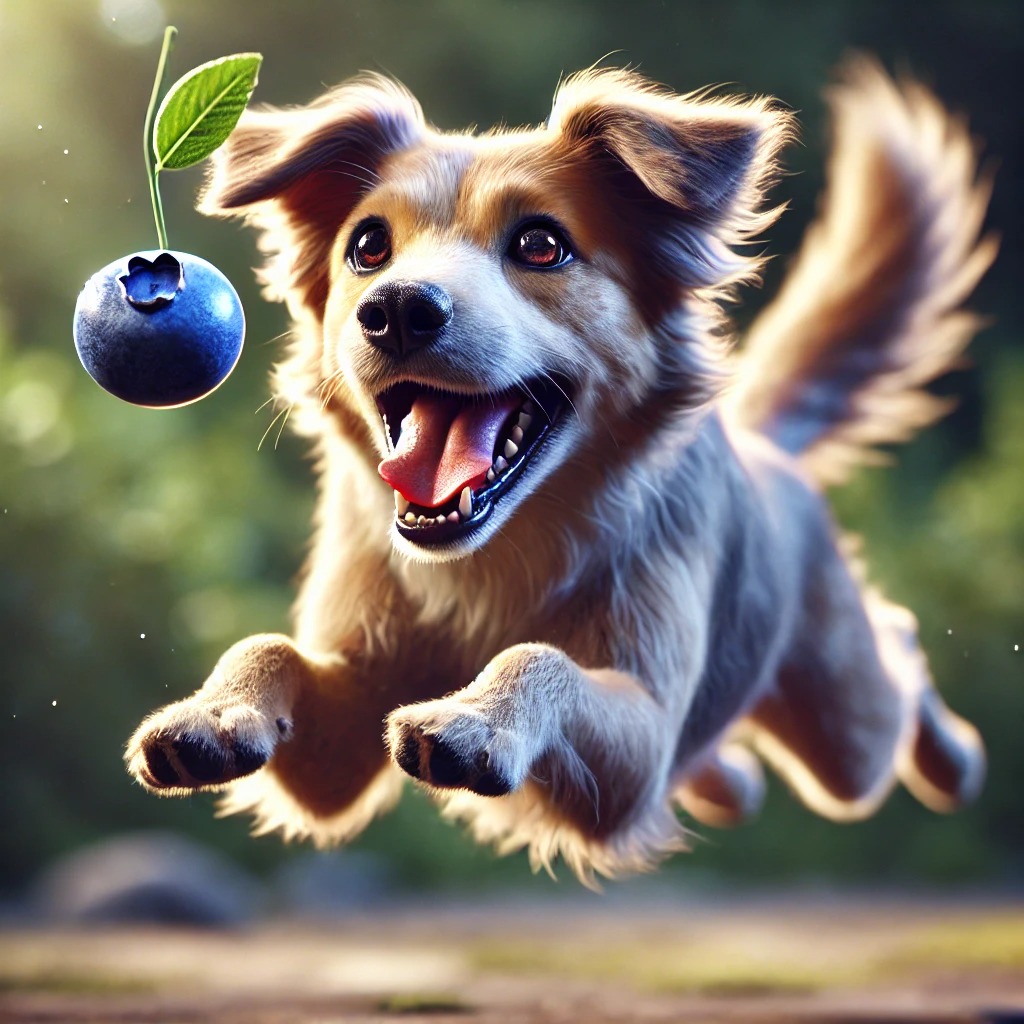 강아지 블루베리