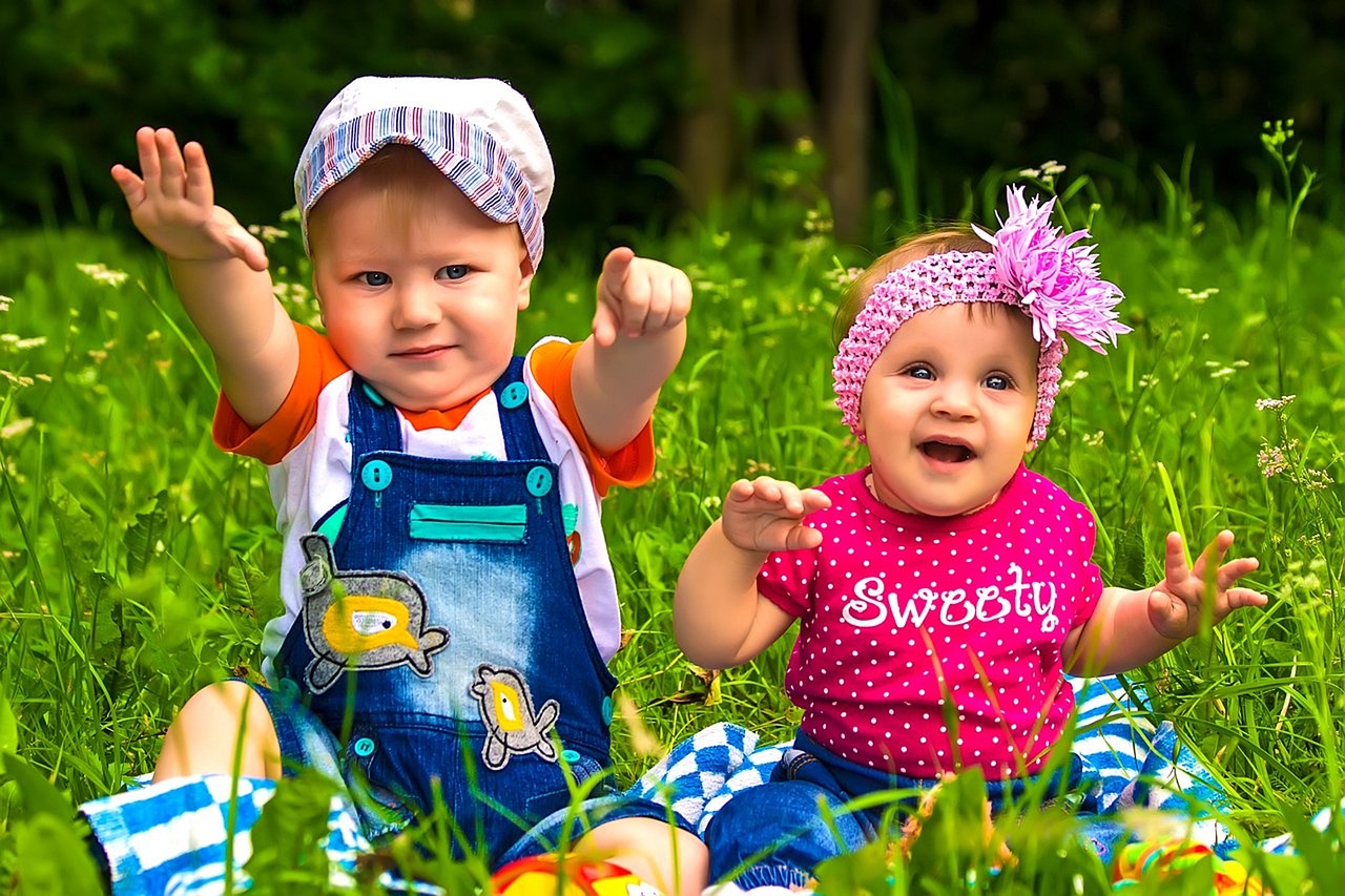 남자아이와 여자아이