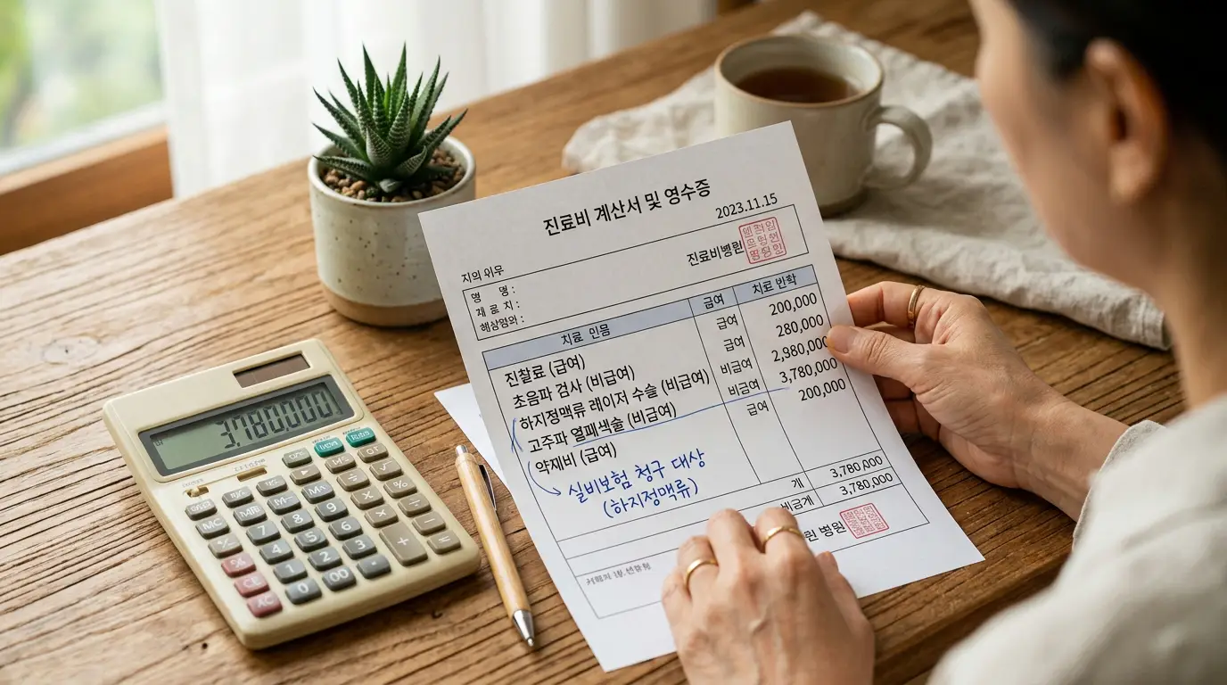 하지정맥류 실비보험 급여 비급여 치료법