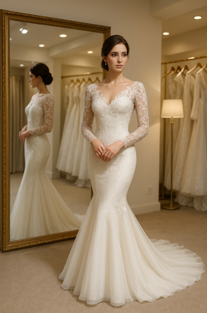 머메이드 웨딩드레스