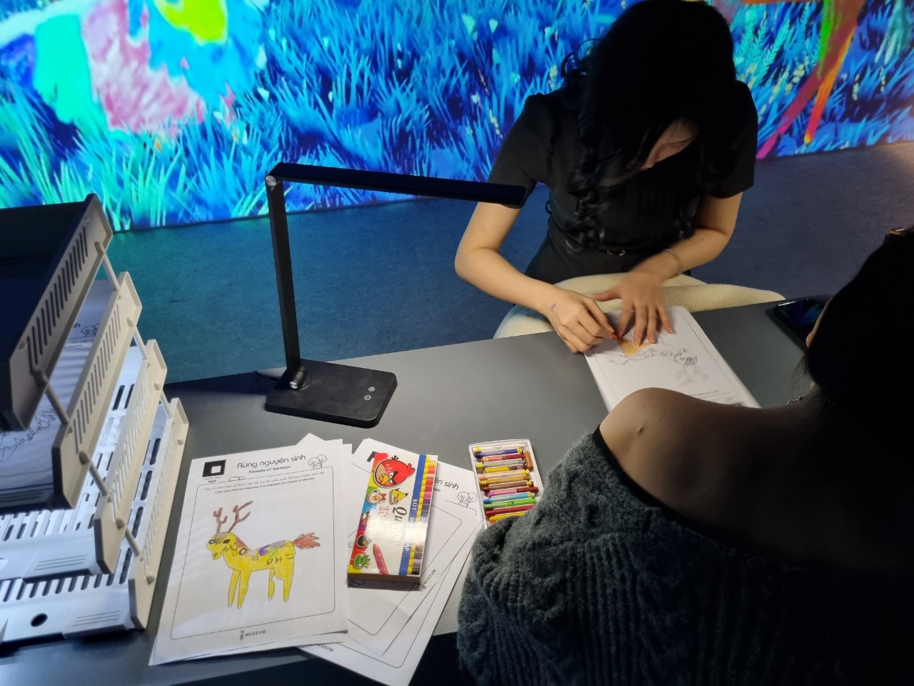 하노이 반 고흐 3D Mapping 문화 예술 전시