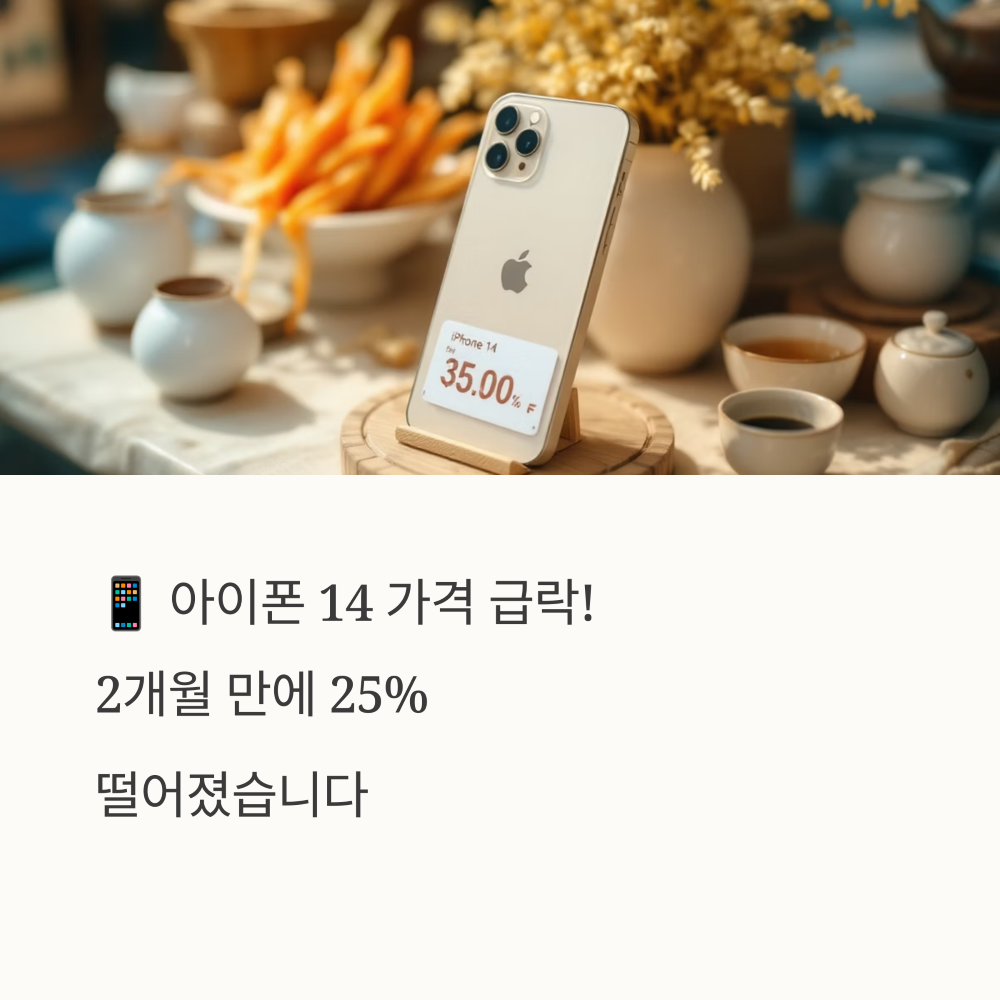 중고폰 가격 역주행 썸네일
