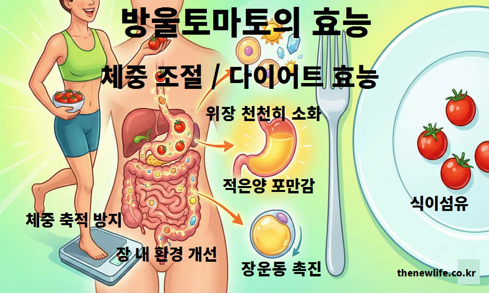 방울토마토 효능 체중 조절 다이어트