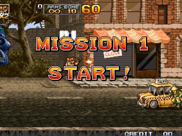 메탈슬러그4-오락실게임-시작-화면