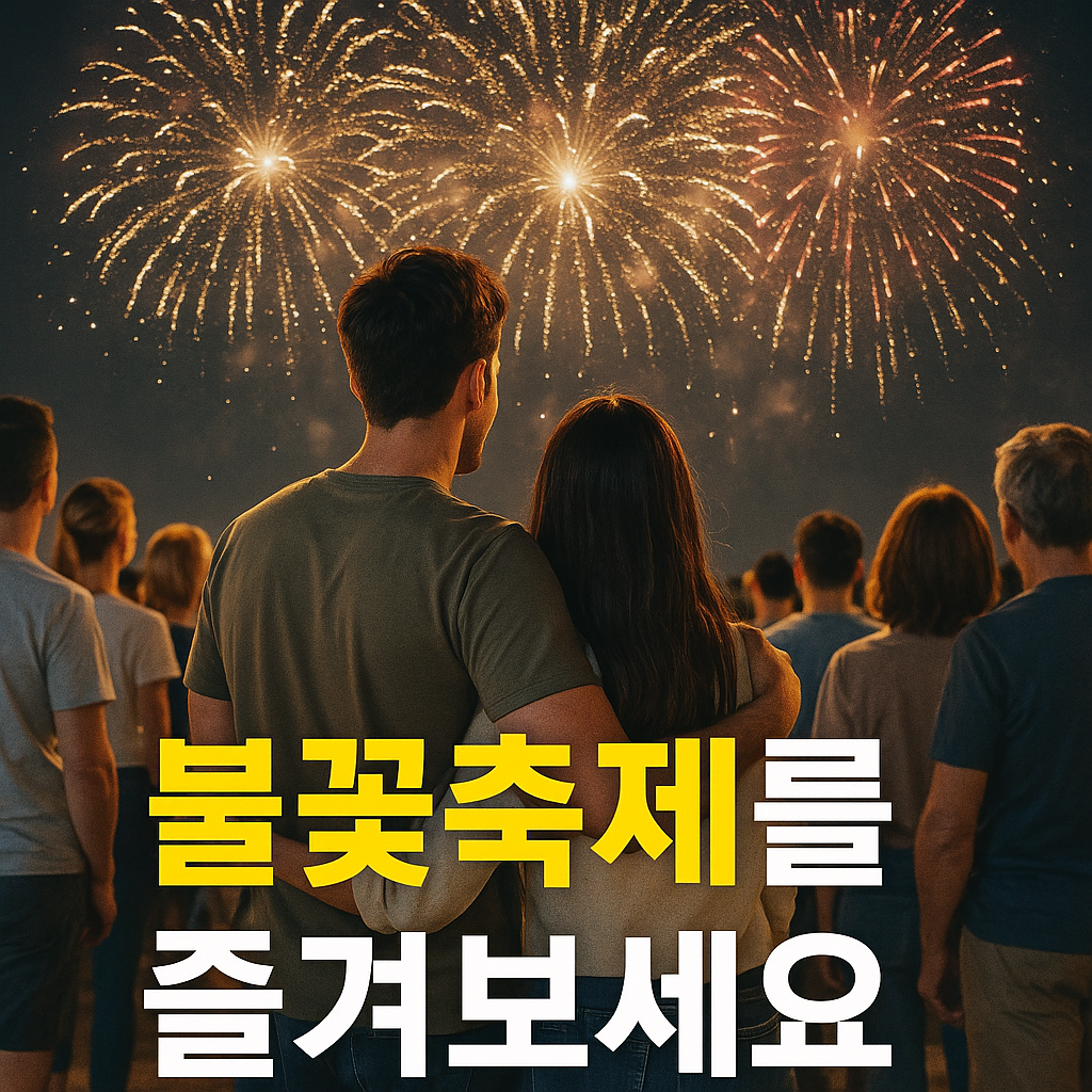불꽃축제를 즐겨보세요