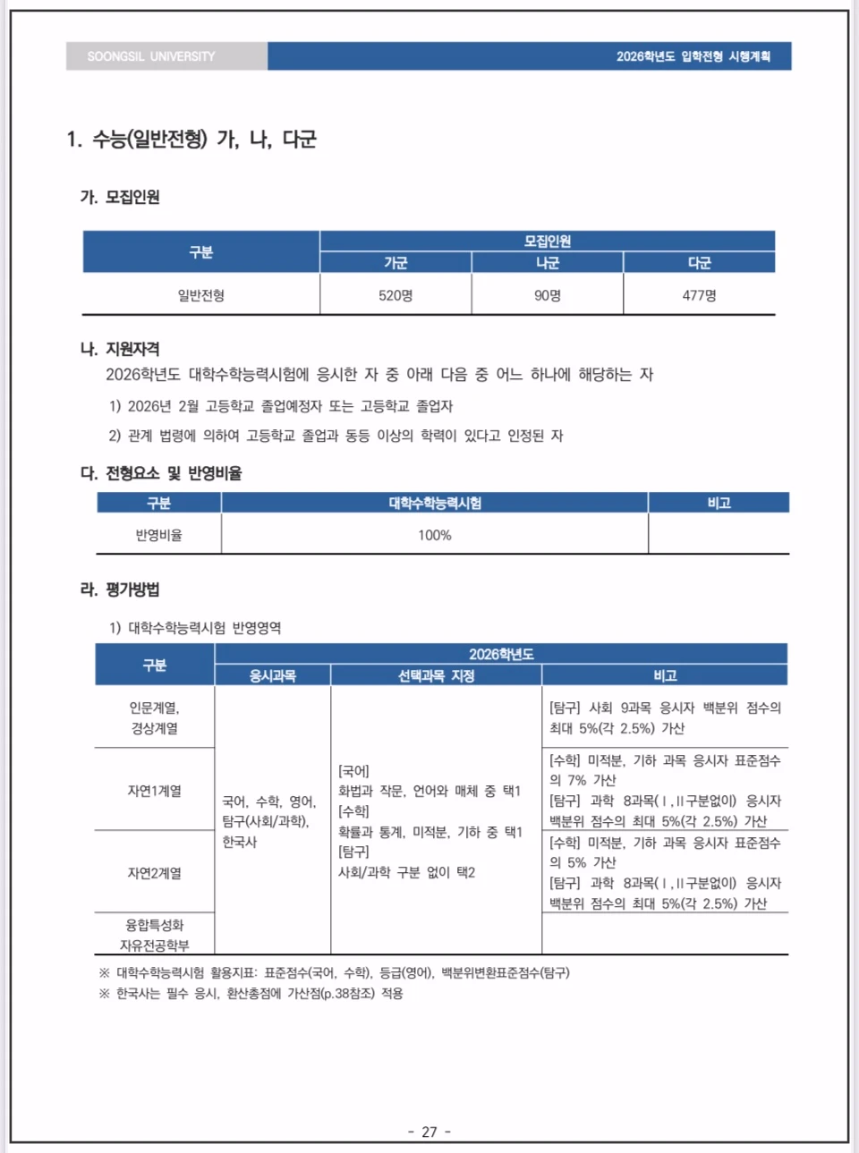 숭실대-2026-정시모집-수능-일반전형