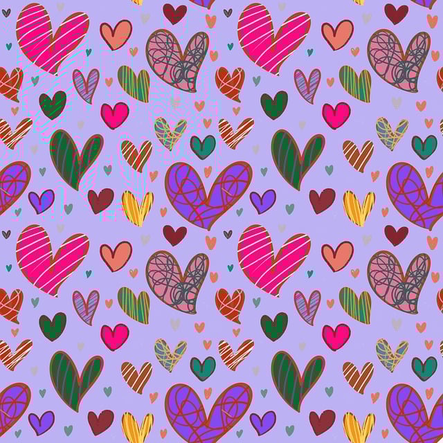 하트 무늬 그림