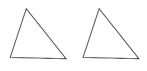 합동인 두 삼각형