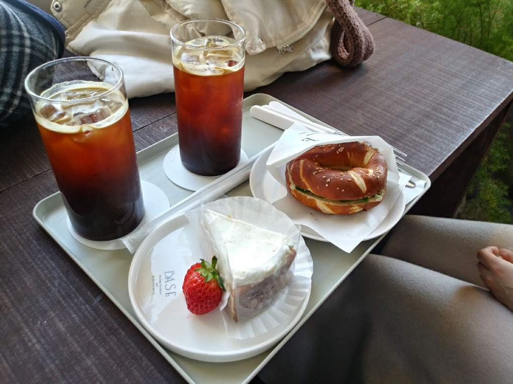 더블 바닐라 치즈케익, 쪽파 크림치즈 베이글