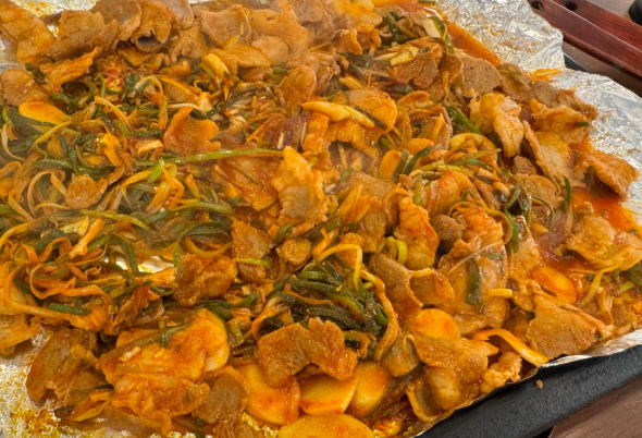 6시내고향 파불고기 충북 청주 봉용불고기