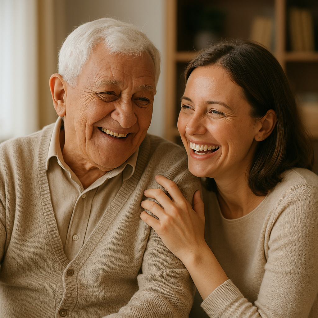 노년의 행복한 모습