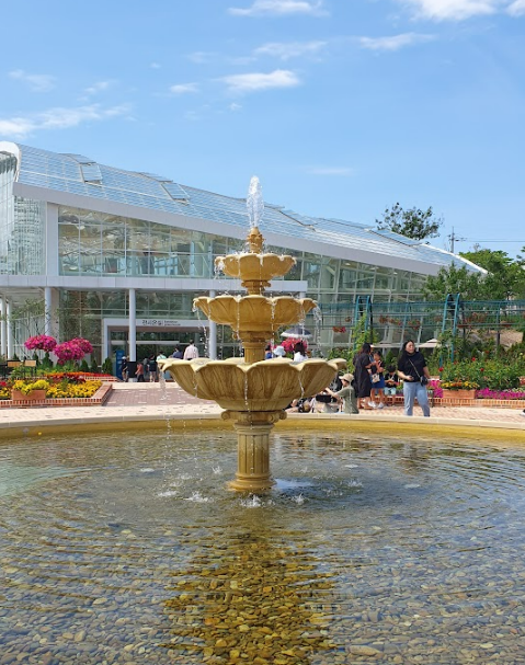 일월수목원-분수-가든