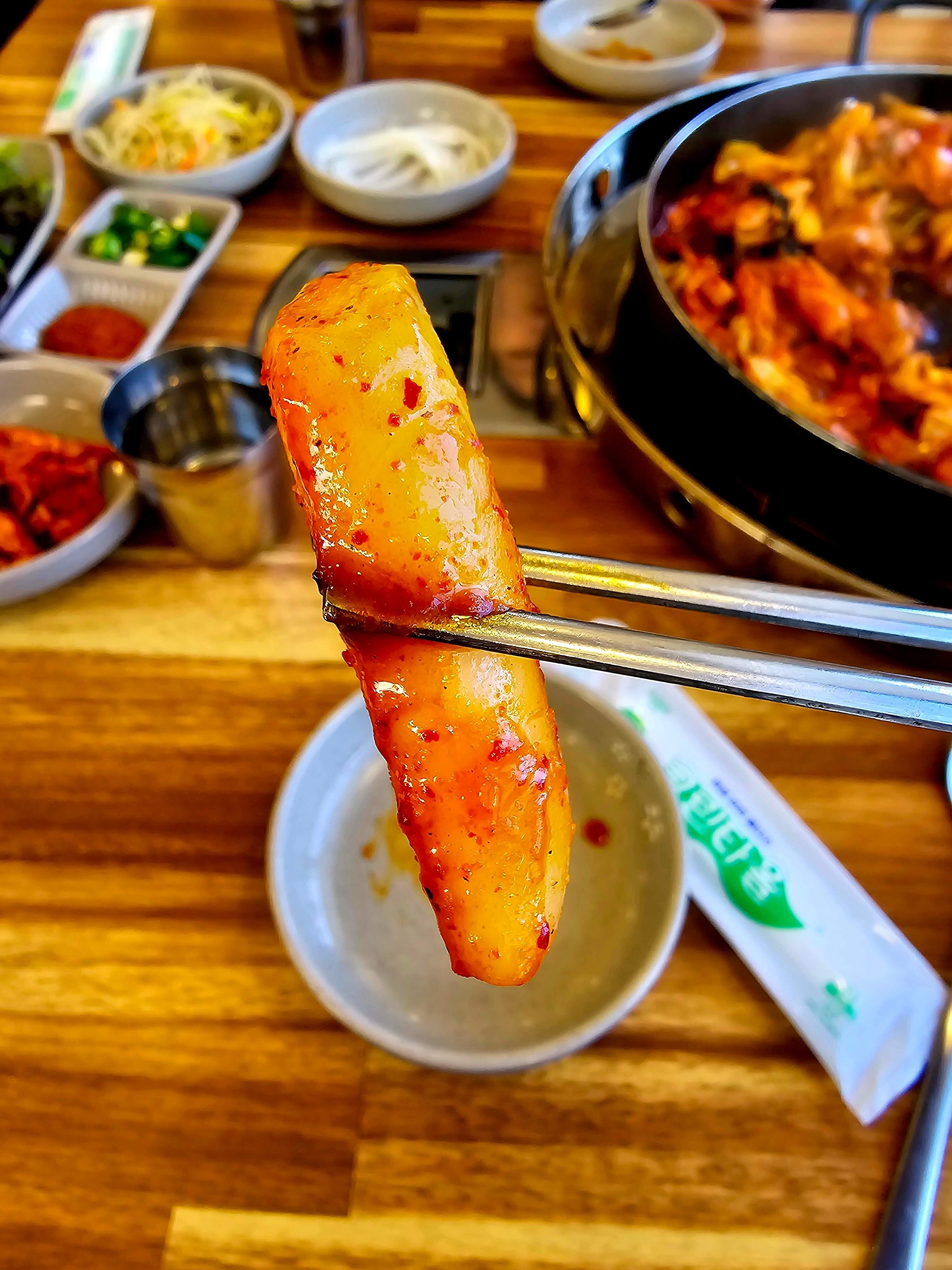 자연숯불닭갈비