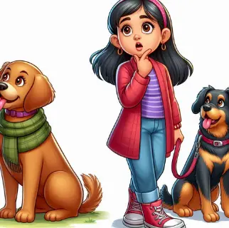 강아지 산책할 때 강아지가 몸을 자꾸 털어요-1