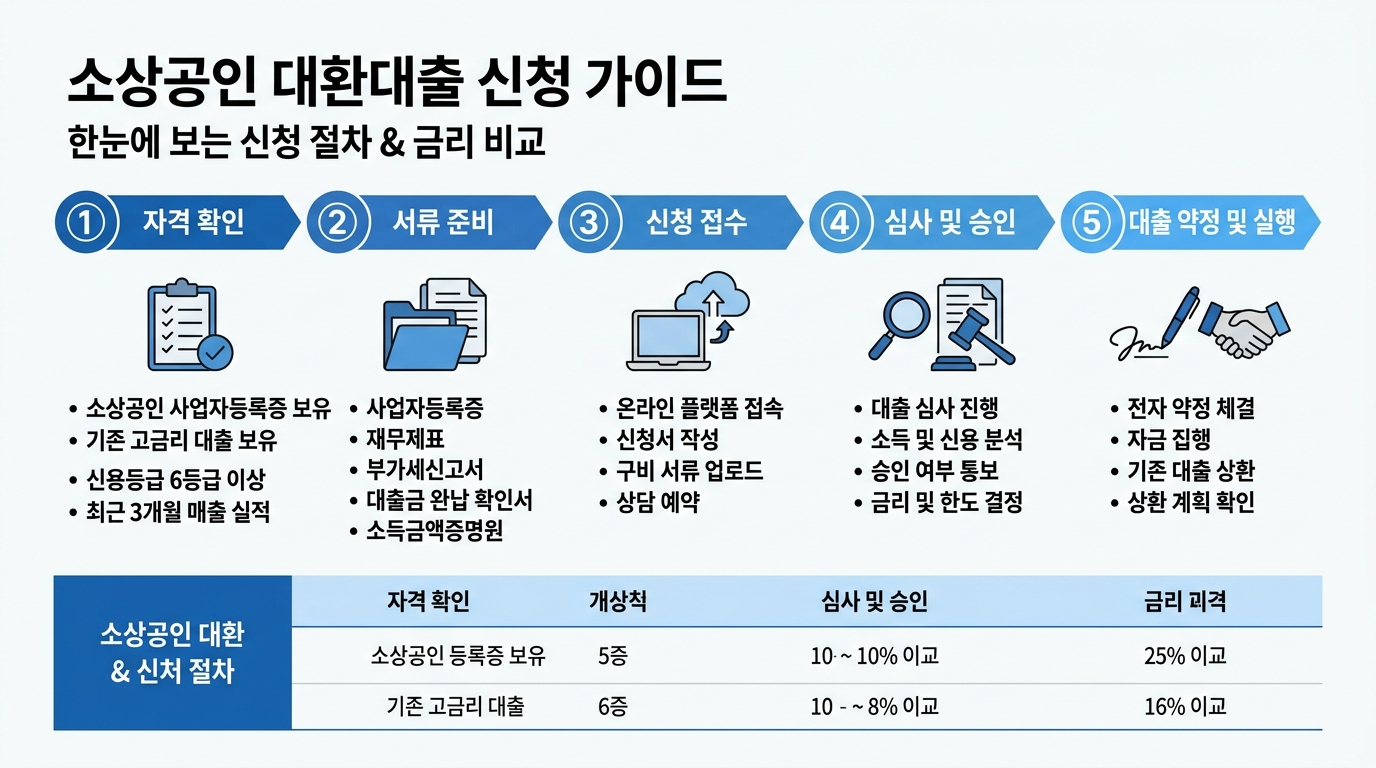 소상공인 대환대출 신청 가이드