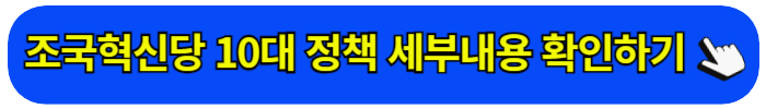 조국혁신당 10대 공약 정책 국회의원선거 당선인 민생 교육 보건 복지 경제 환경 외교 과학 기술