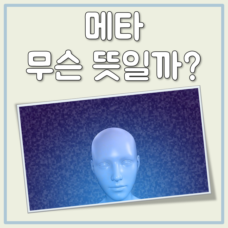 메타 뜻 대표 이미지