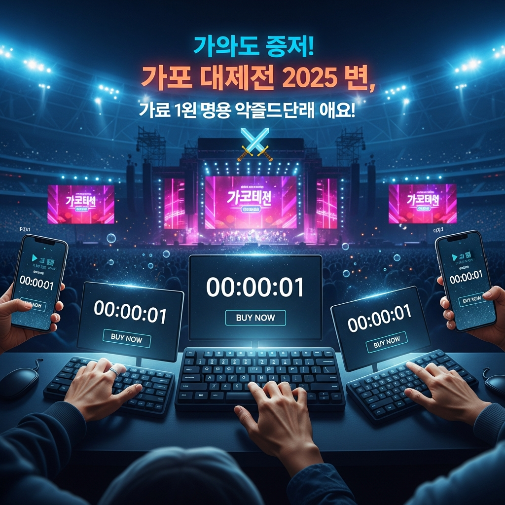 광클 전쟁! ⚔️ 가요대축제 2025 티켓팅