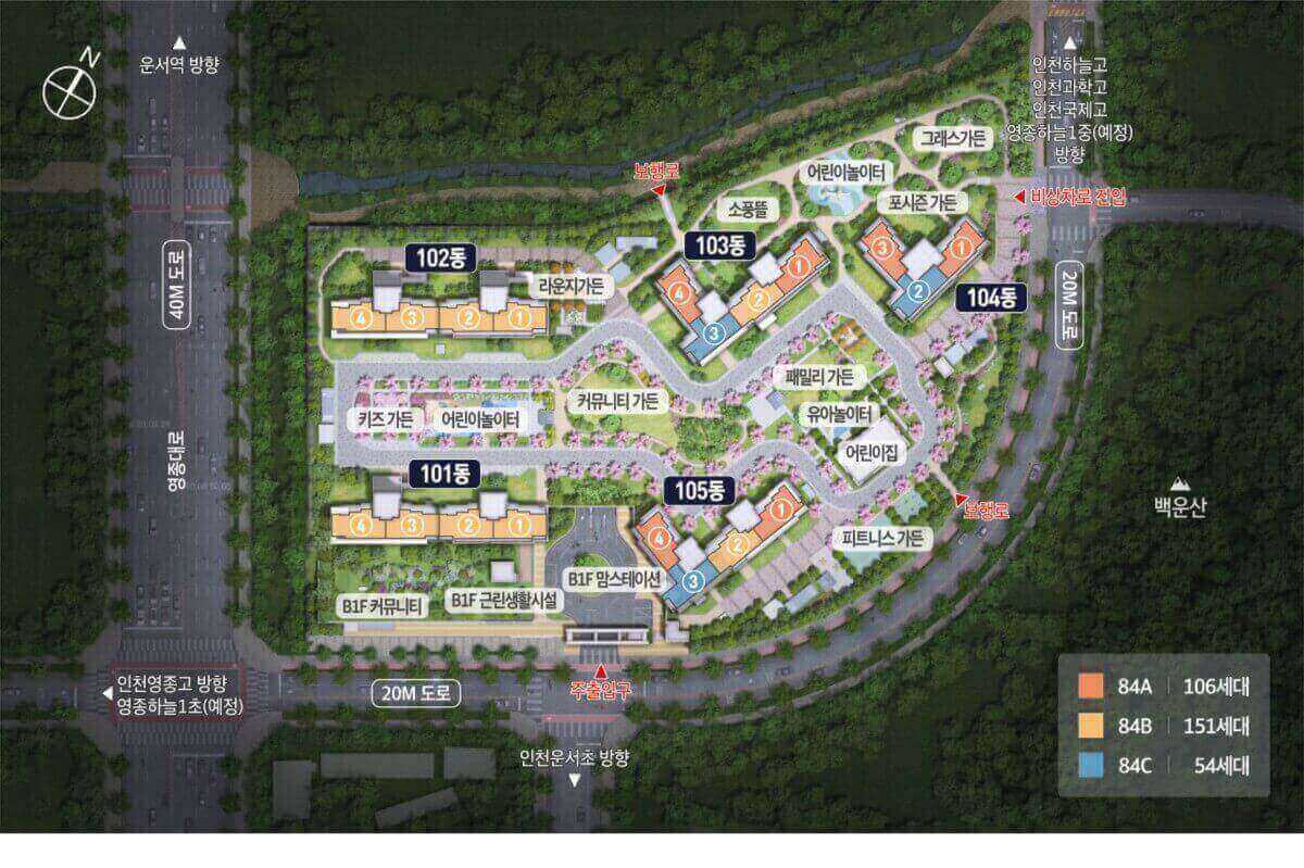 운서역 대라수 어썸에듀 조감도