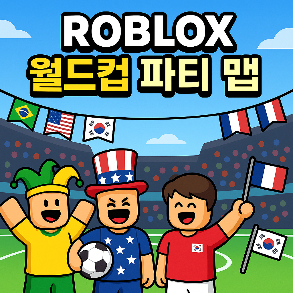 로블록스 월드컵 파티 맵 체험기