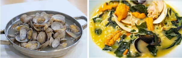 조개와-성게라면