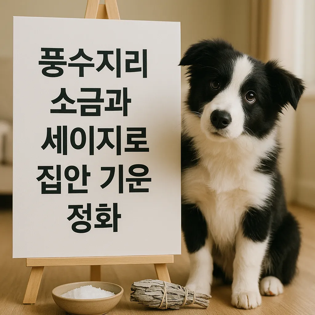 풍수지리 소금&middot;세이지로 집안 기운 바꾸는 정화법 완벽정리