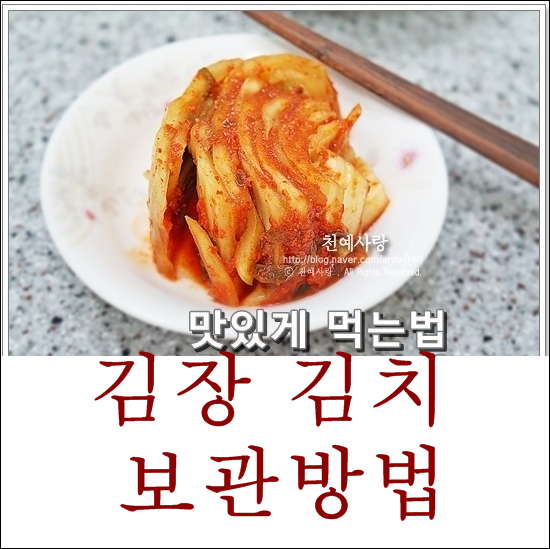 김장김치 맛있게 담는법