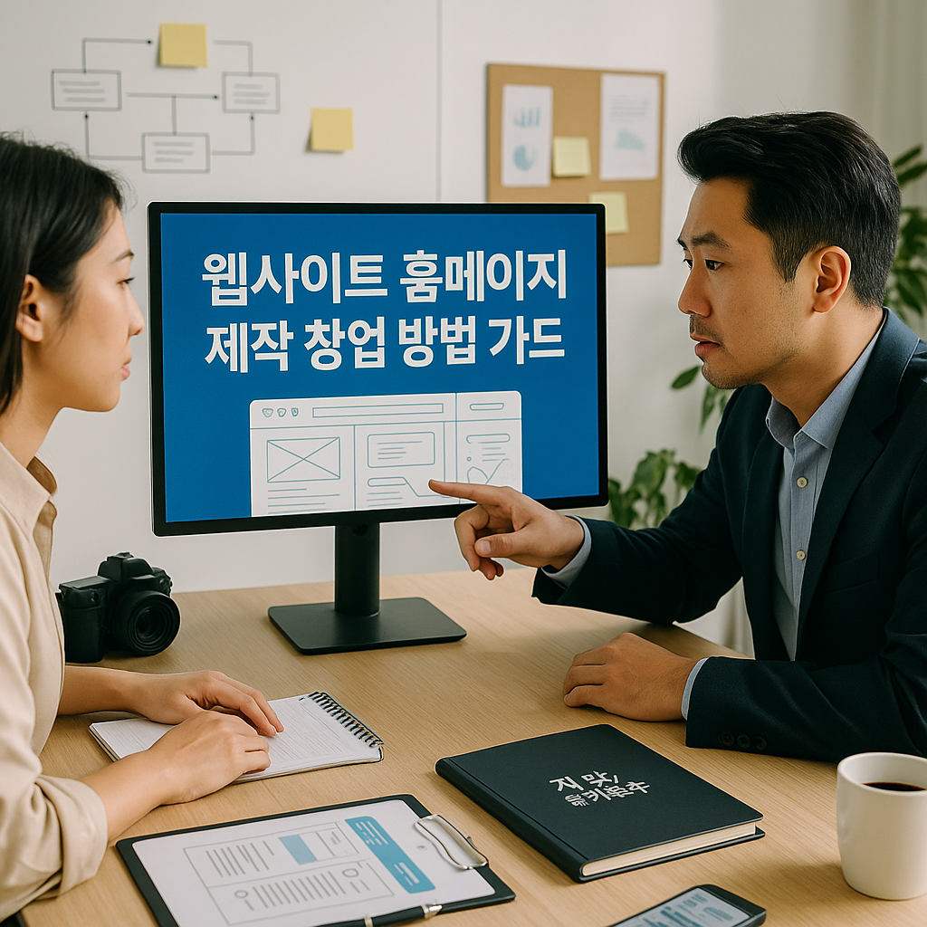 웹사이트 홈페이지 제작 창업 방법 가이드