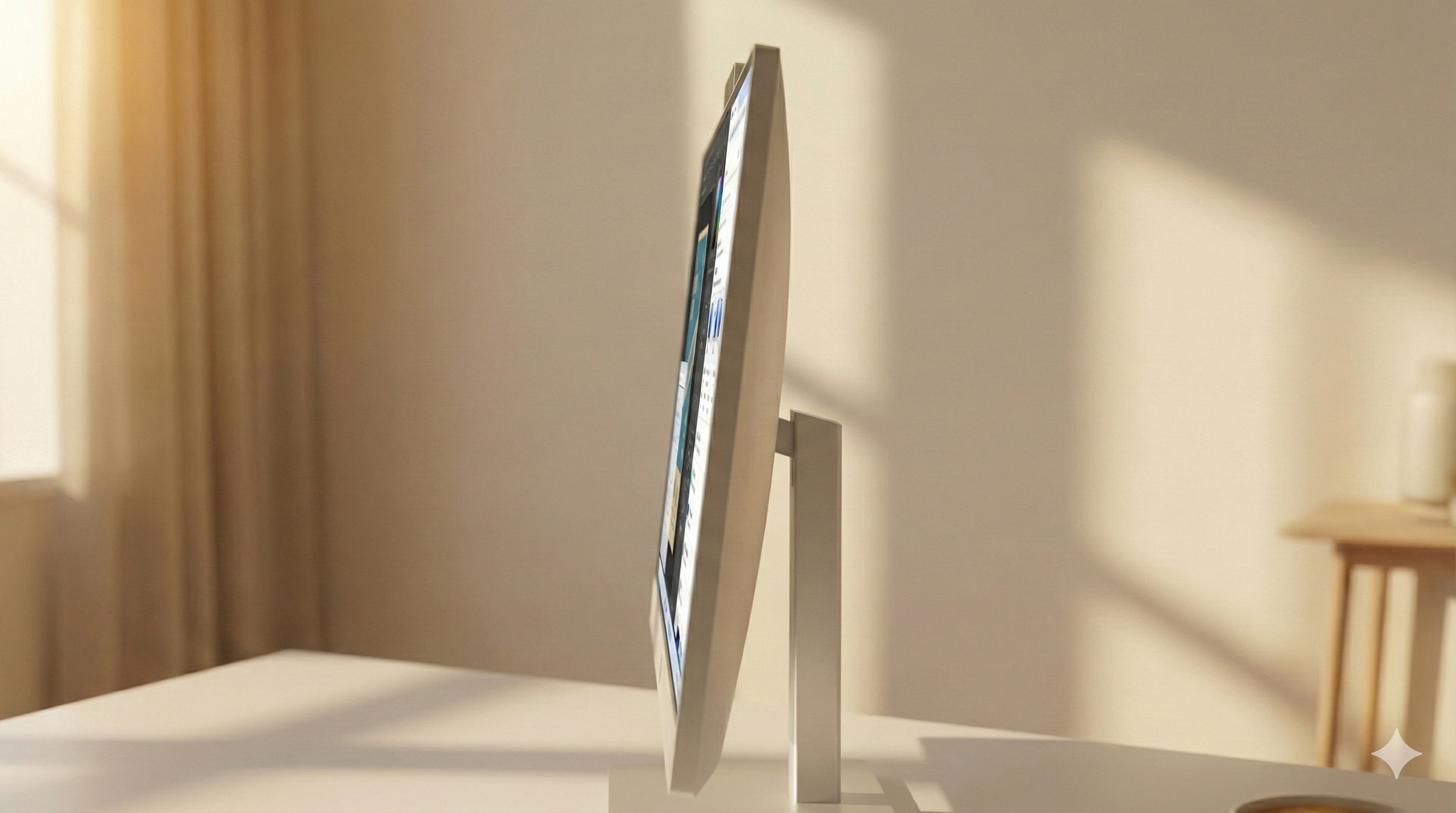 모니터 후면 포트 구성 사진 (USB, HDMI 등)