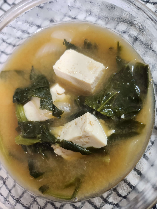 시금치된장국끓이는방법