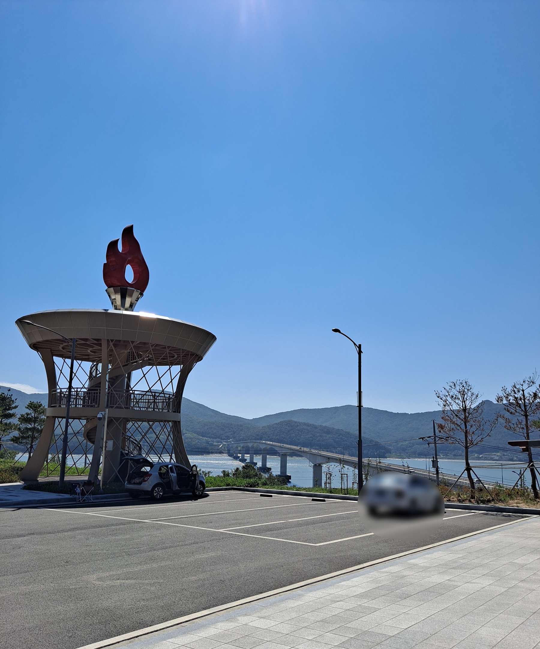 해누리전망대와 석모대교