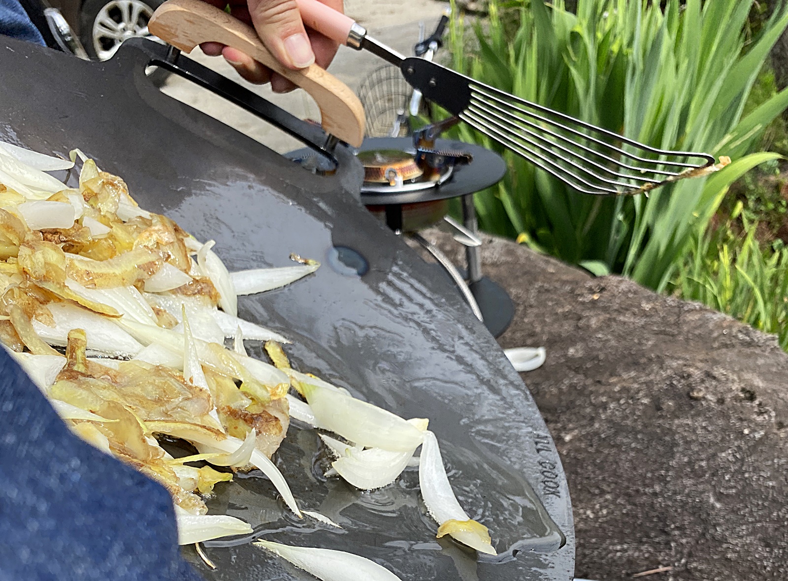 양파와 기름 제거