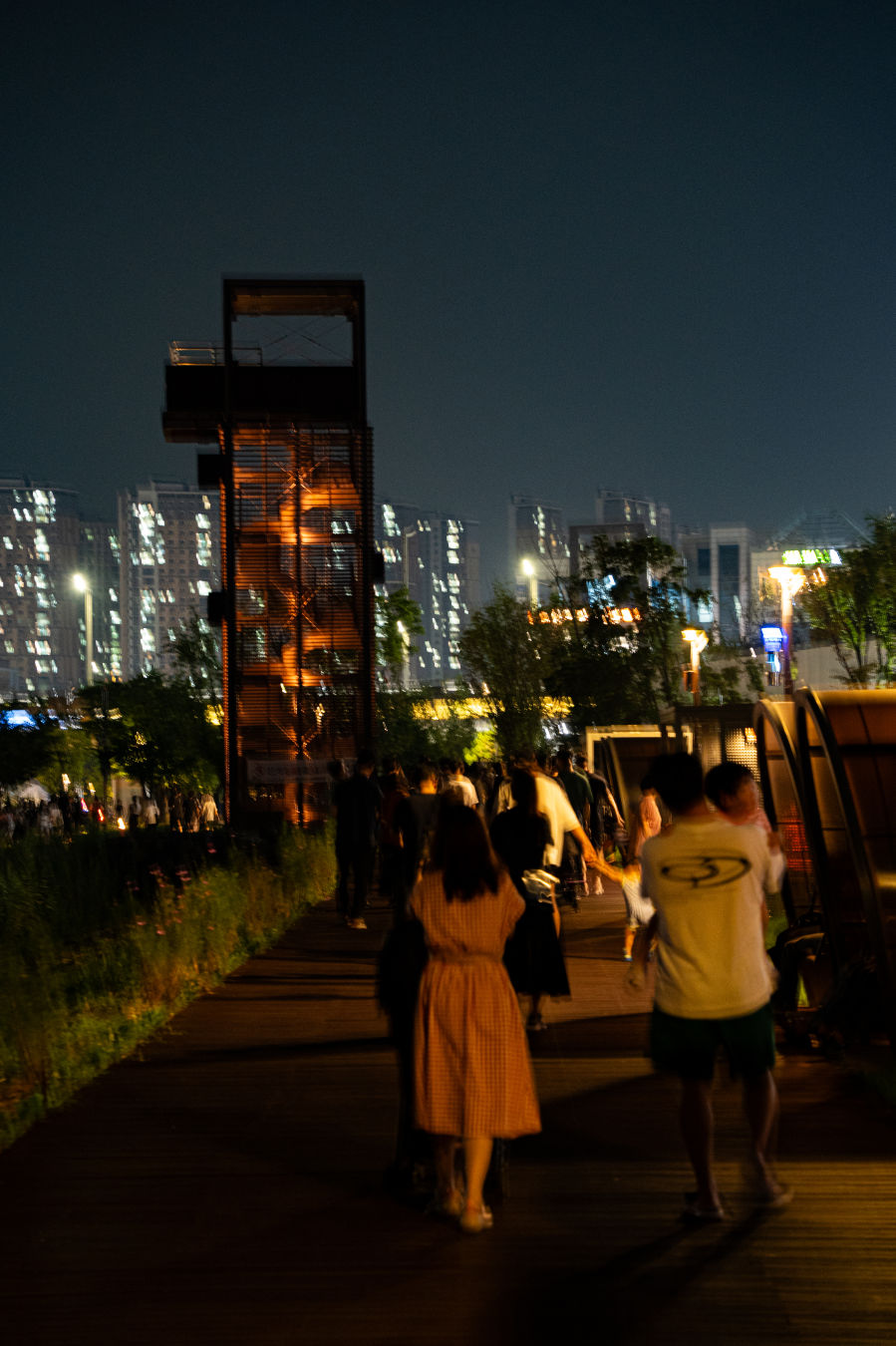 동탄호수공원 루나쇼 귀가길