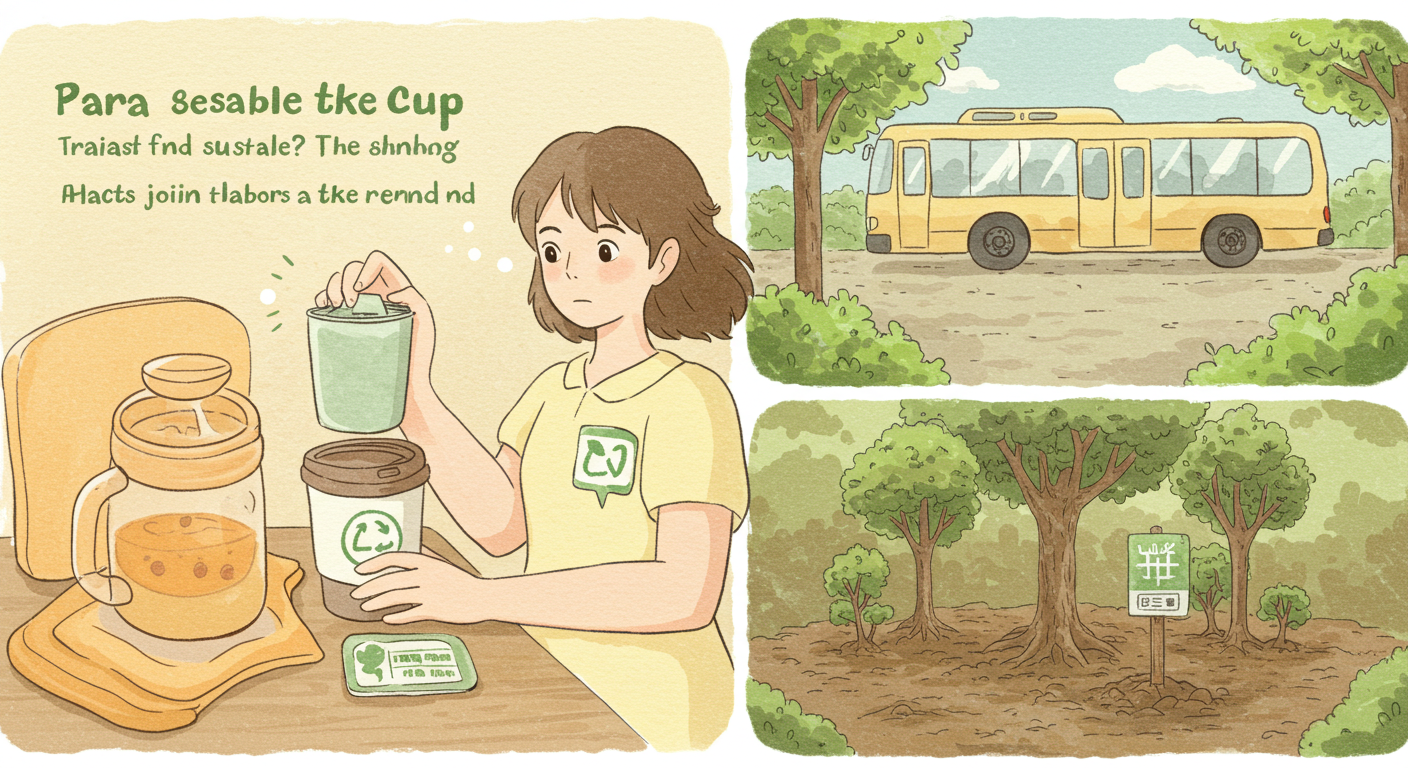 탄소중립 습관을 루틴으로 만드는 장면