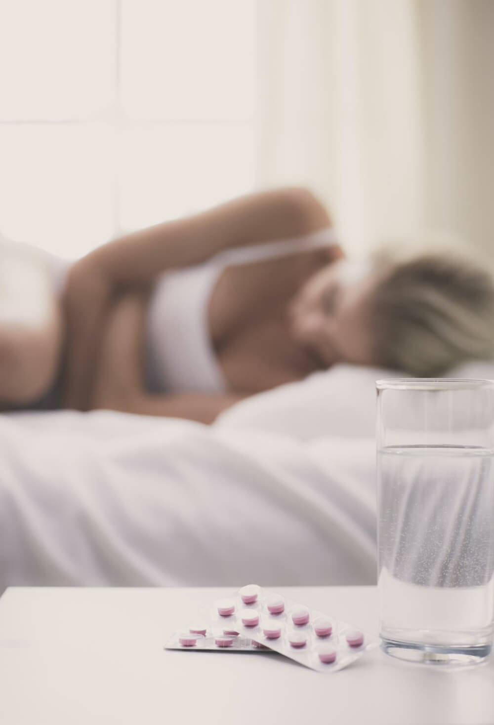 졸피뎀-복용후-수면하는-여성