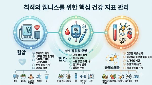최적의 건강을 위한 건강지표 관리