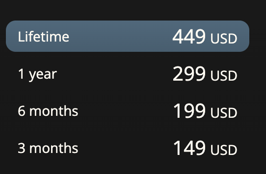 디핸서 프로의 가격 및 플랜