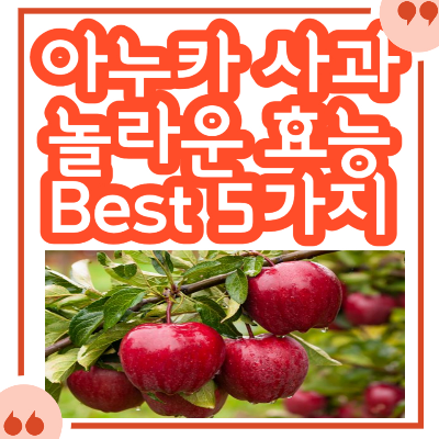 아누카 사과 분말