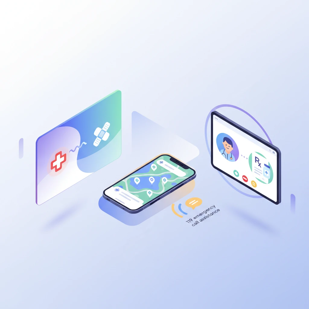 119 구급상황관리센터 활용해 주변 ..