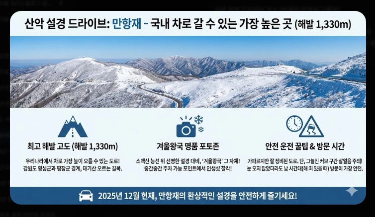 겨울 동해안 드라이브 코스 완벽 가이드